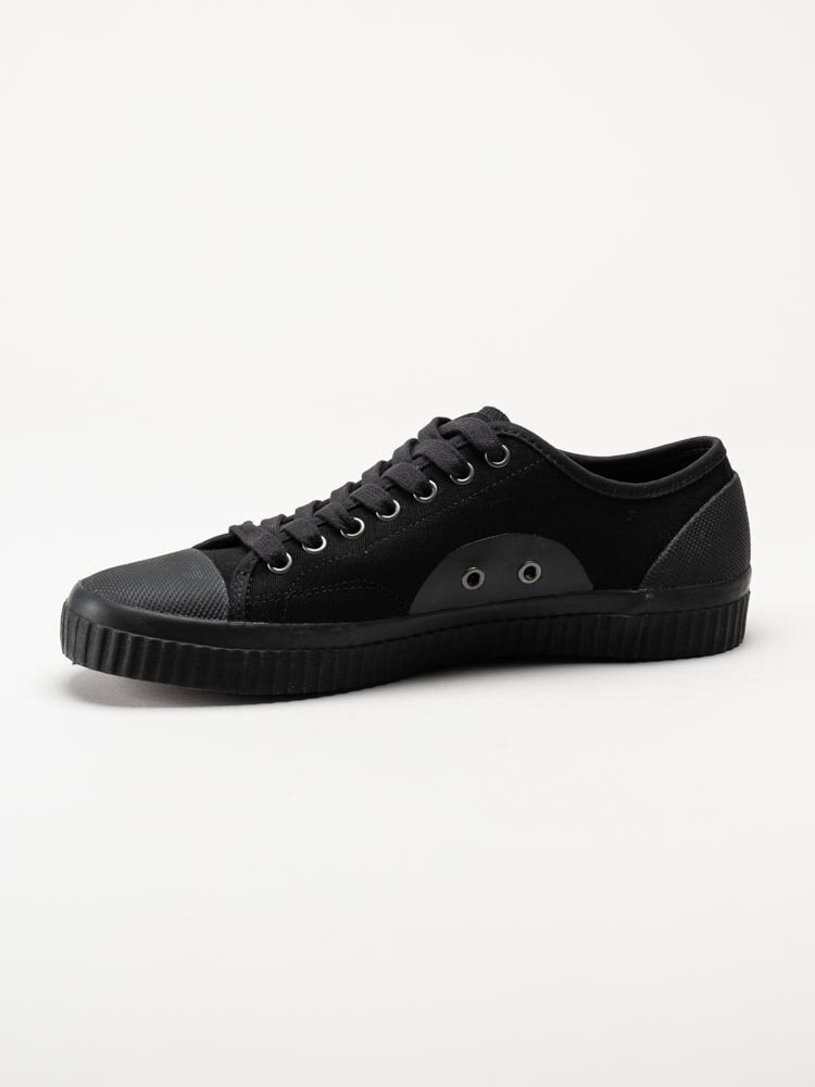 Fred Perry - Hughes Low Canvas - Svarta tygskor