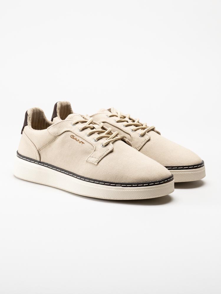 Gant Footwear - San Prep - Beige sneakers i textil