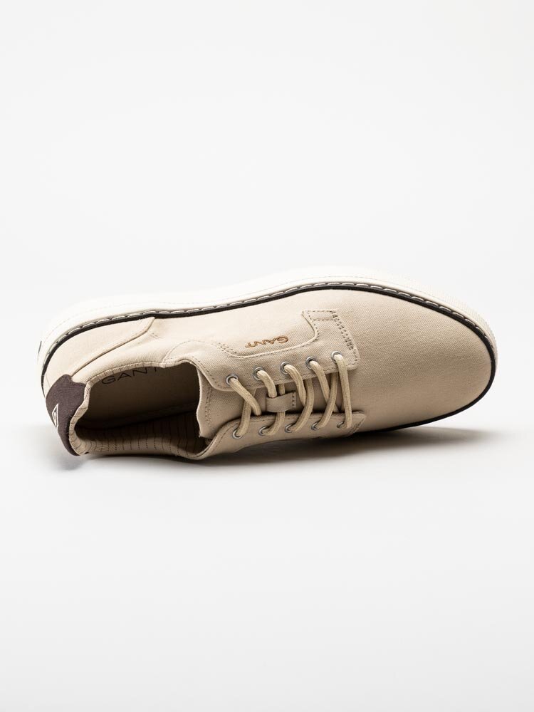 Gant Footwear - San Prep - Beige sneakers i textil
