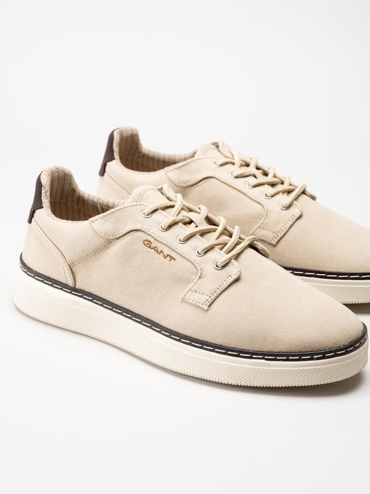 Gant Footwear - San Prep - Beige sneakers i textil