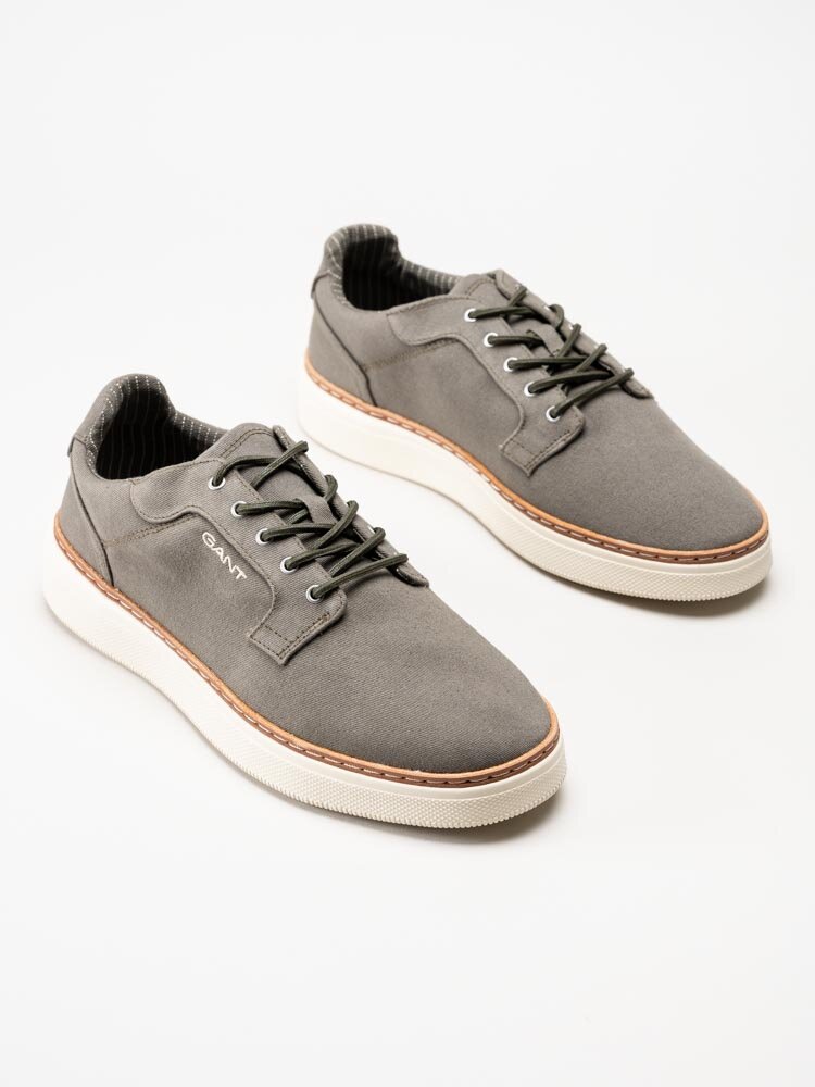 Gant Footwear - San Prep - Grå gröna sneakers i textil