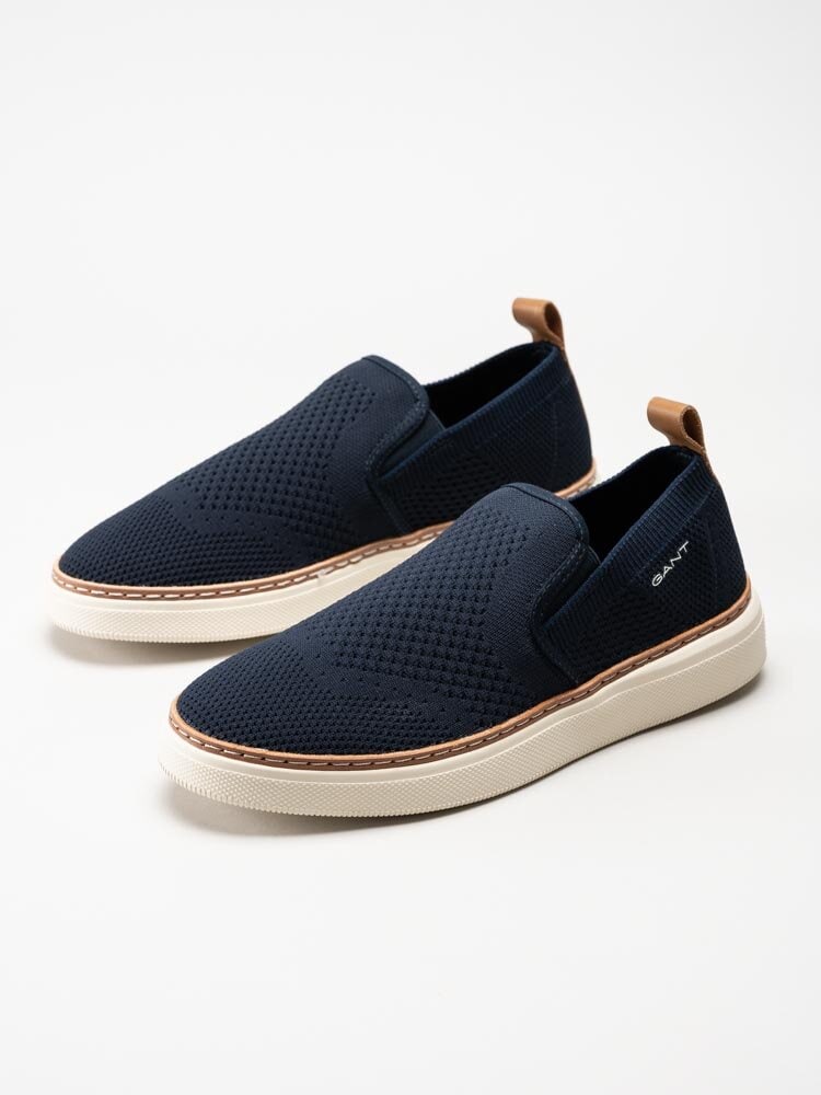 Gant Footwear - San Prep - Marinblå slip on textilskor