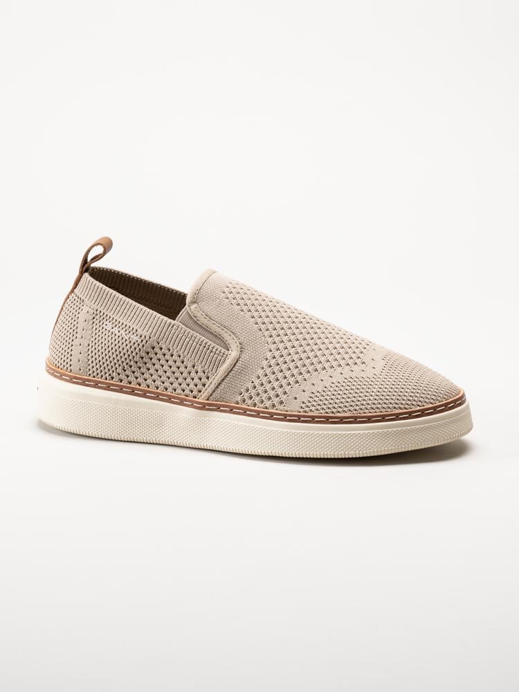 Gant Footwear - San Prep - Beige slip on textilskor