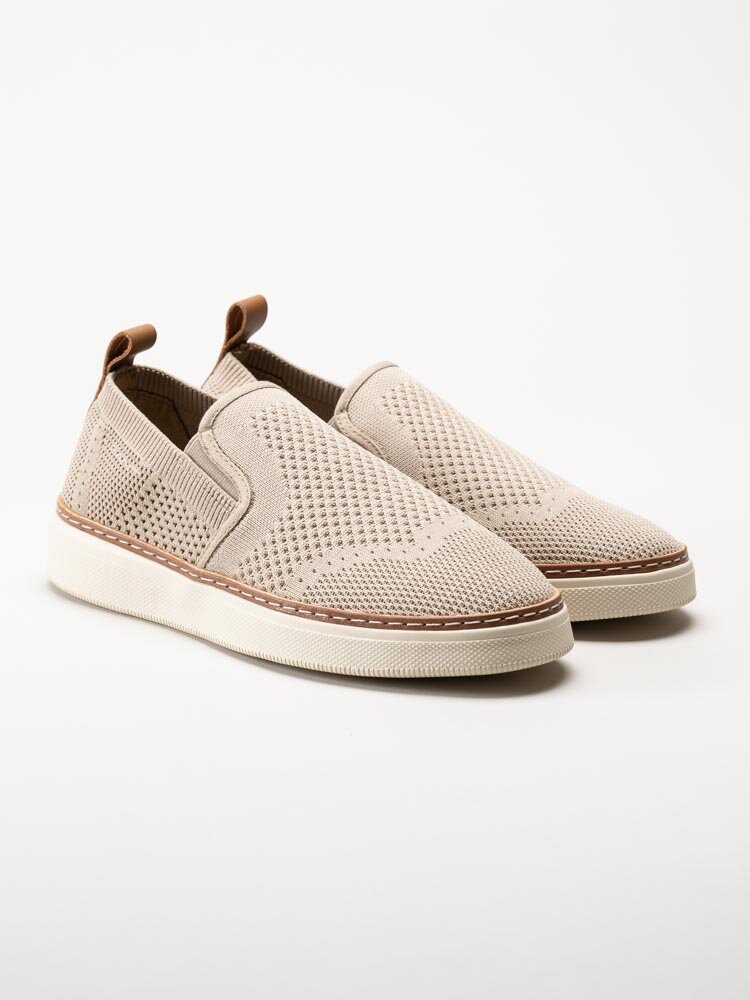 Gant Footwear - San Prep - Beige slip on textilskor