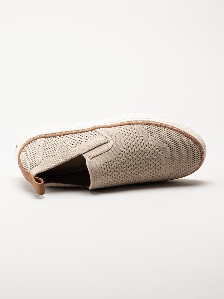 Gant Footwear - San Prep - Beige slip on textilskor