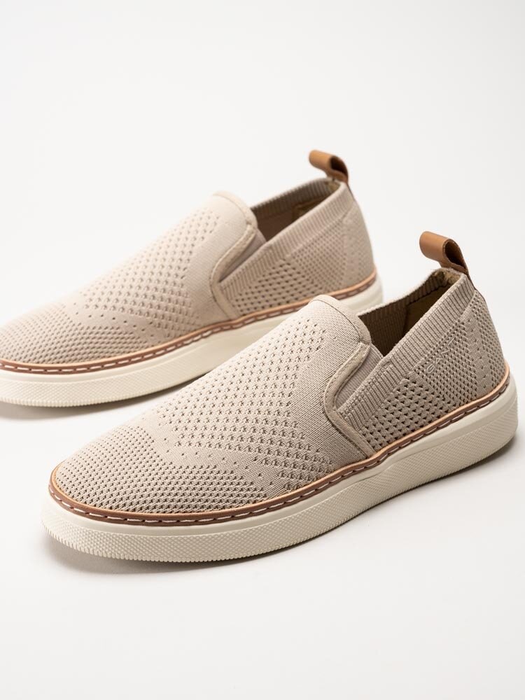 Gant Footwear - San Prep - Beige slip on textilskor