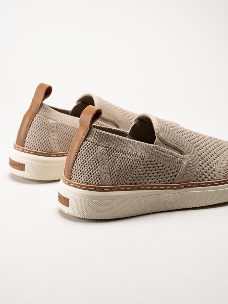 Gant Footwear - San Prep - Beige slip on textilskor