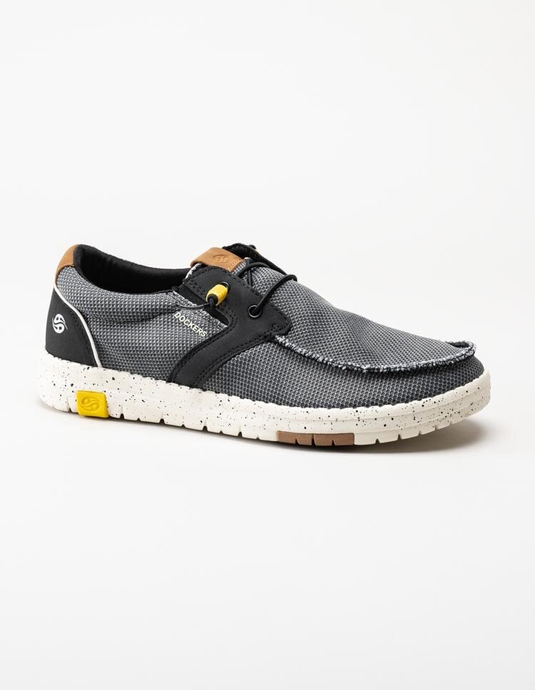 Dockers - Svart grå snörskor i textil
