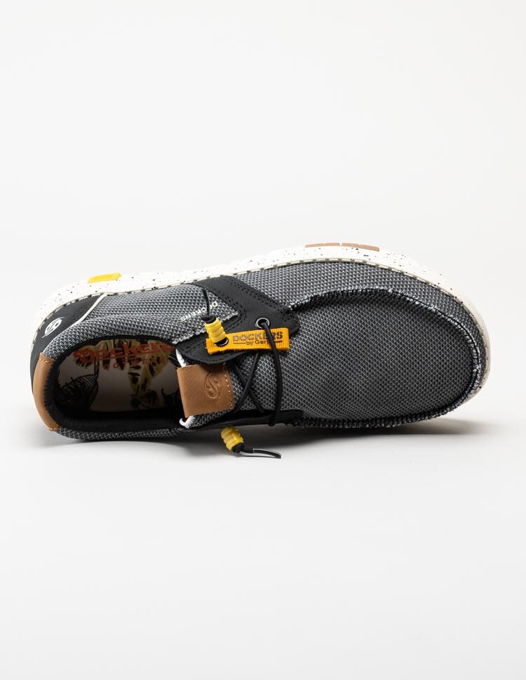Dockers - Svart grå snörskor i textil