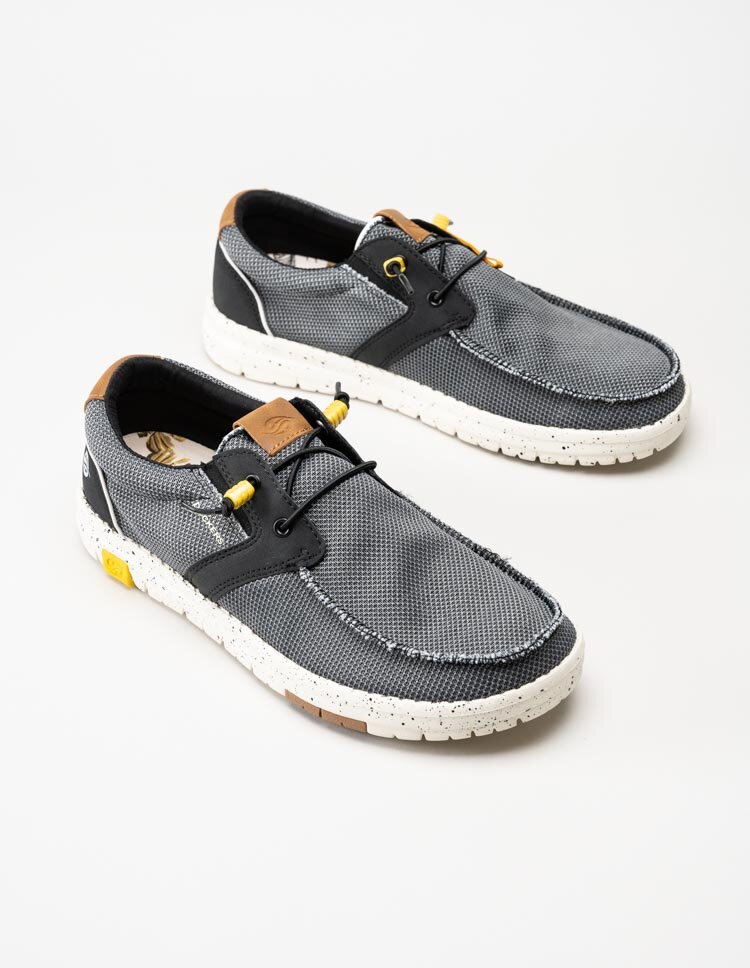 Dockers - Svart grå snörskor i textil