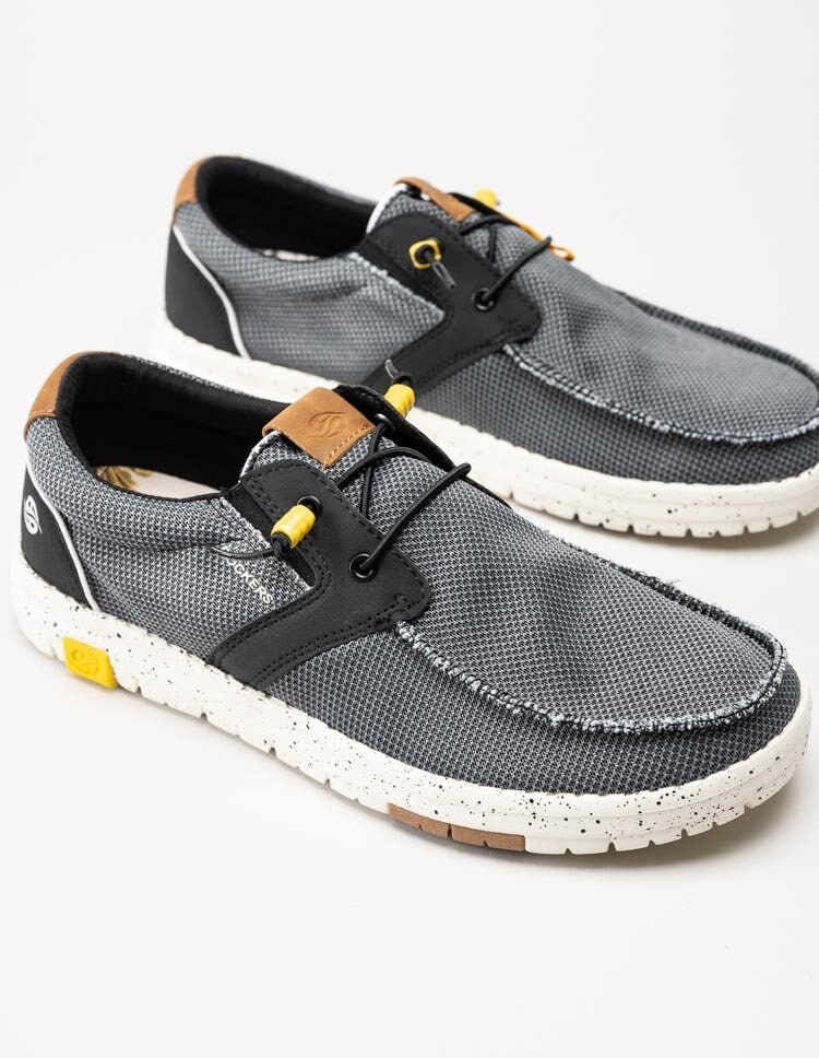 Dockers - Svart grå snörskor i textil