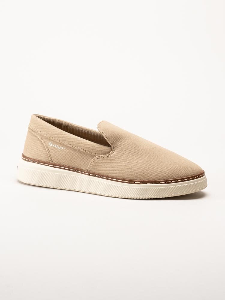 Gant Footwear - San Prep Sneaker - Beige slip on textilskor