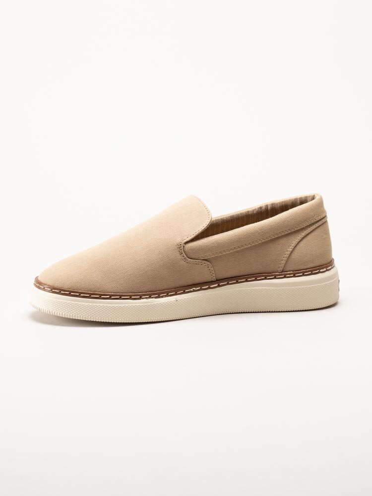 Gant Footwear - San Prep Sneaker - Beige slip on textilskor