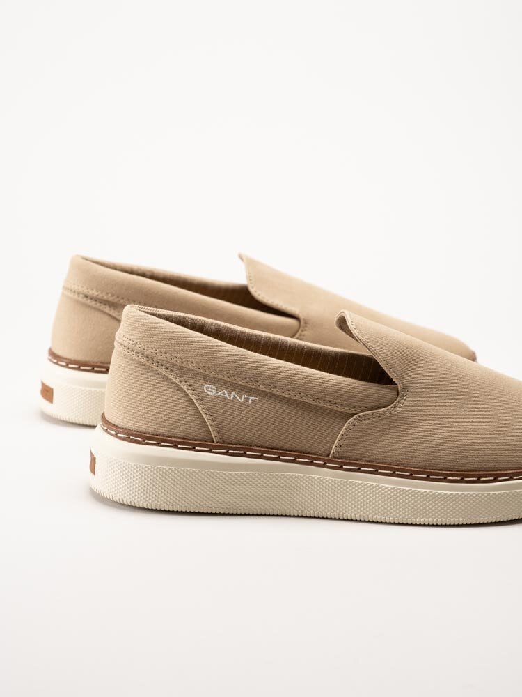 Gant Footwear - San Prep Sneaker - Beige slip on textilskor