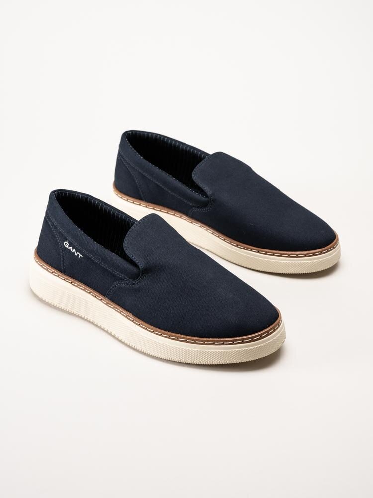 Gant Footwear - San Prep Sneaker - Marinblå slip on textilskor