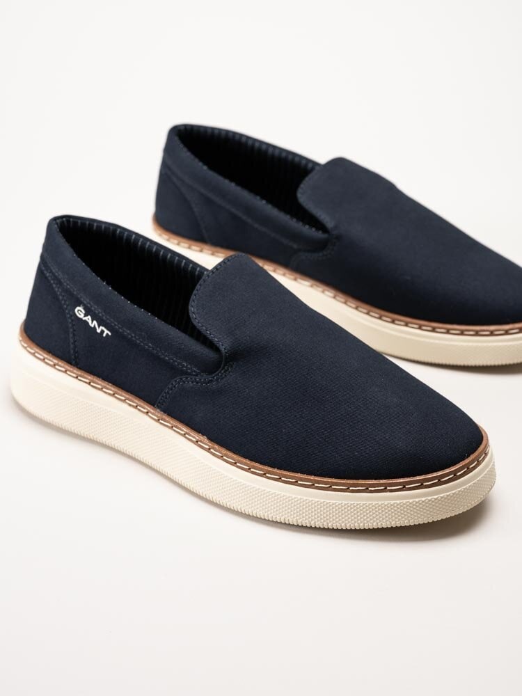 Gant Footwear - San Prep Sneaker - Marinblå slip on textilskor