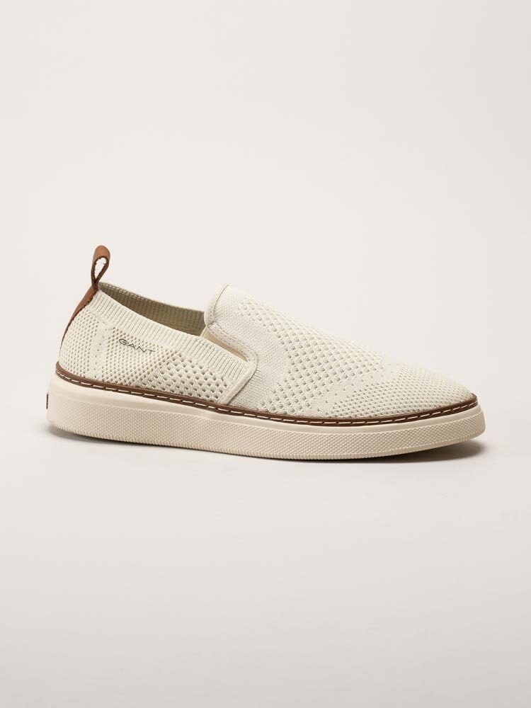 Gant Footwear - San Prep Sneaker - Off white slip on textilskor
