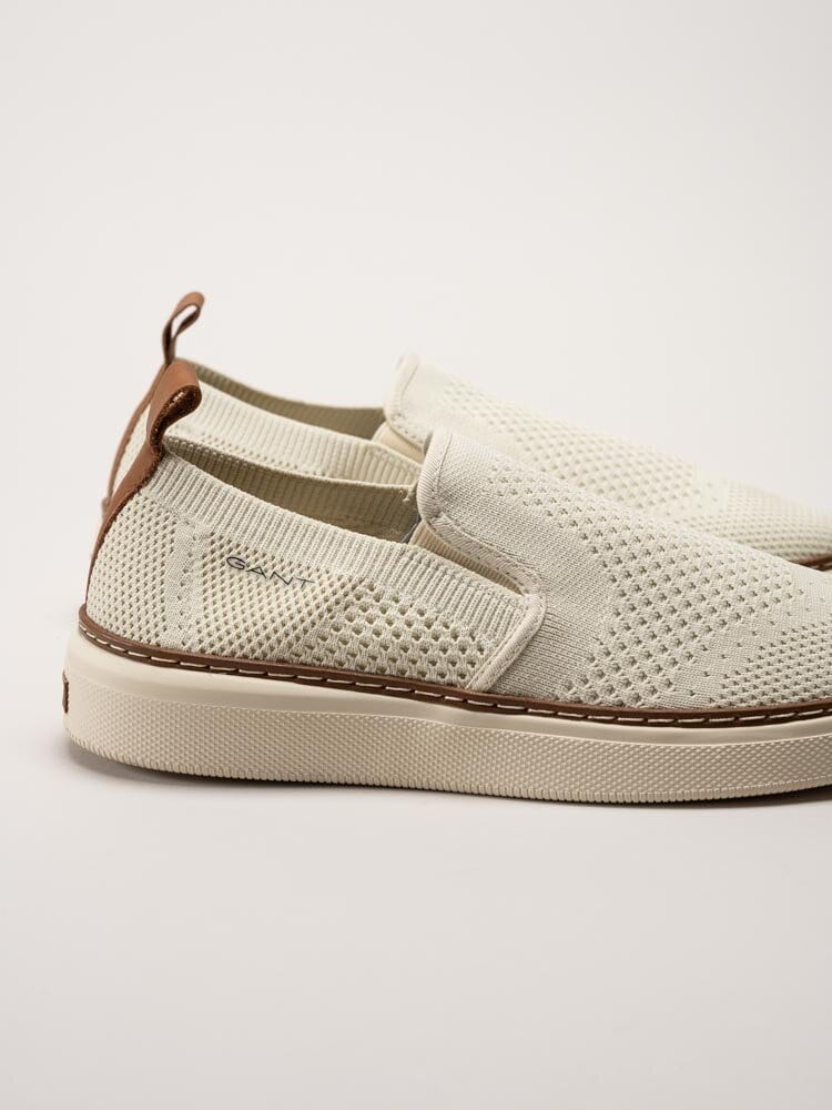 Gant Footwear - San Prep Sneaker - Off white slip on textilskor