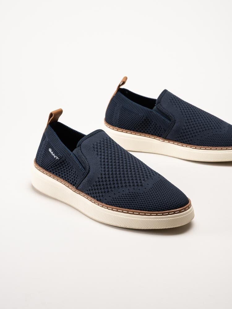 Gant Footwear - San Prep - Marinblå slip on textilskor