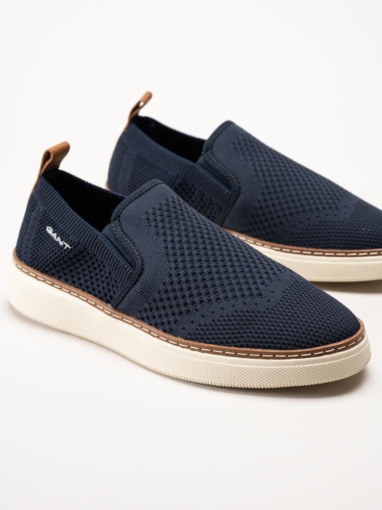 Gant Footwear - San Prep - Marinblå slip on textilskor