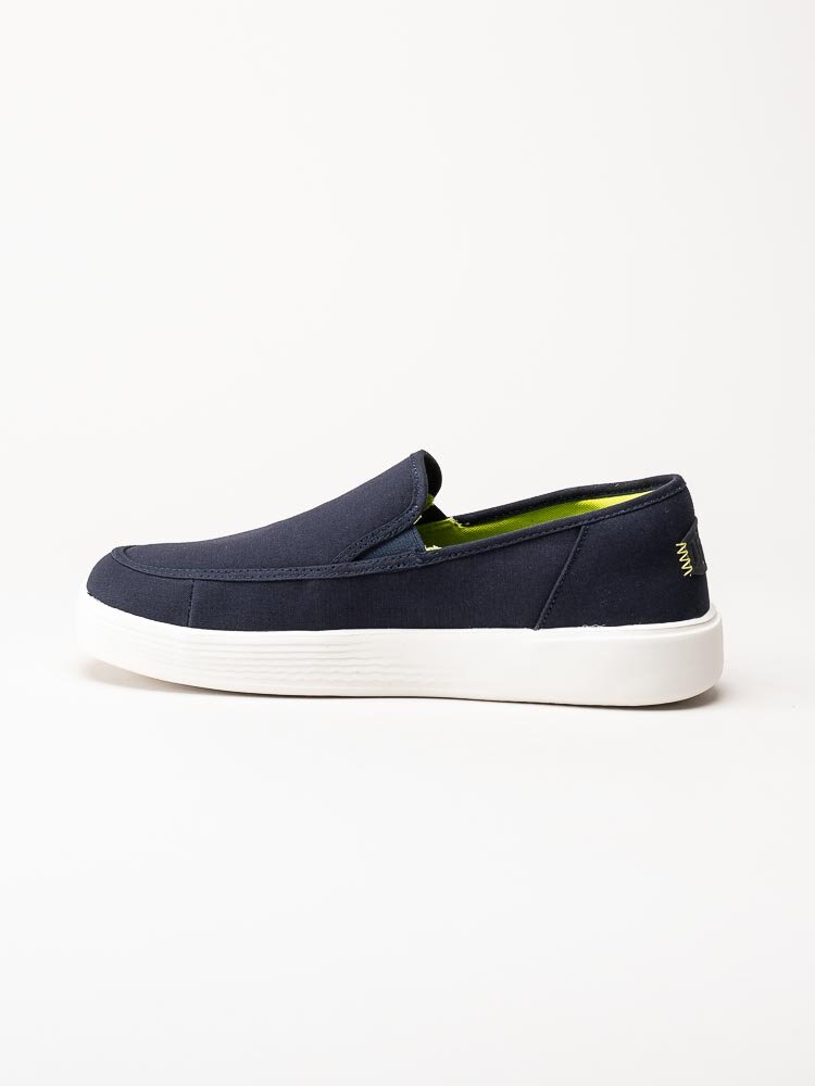 Hey Dude - Sunapee Canvas - Blå slip on skor i canvas