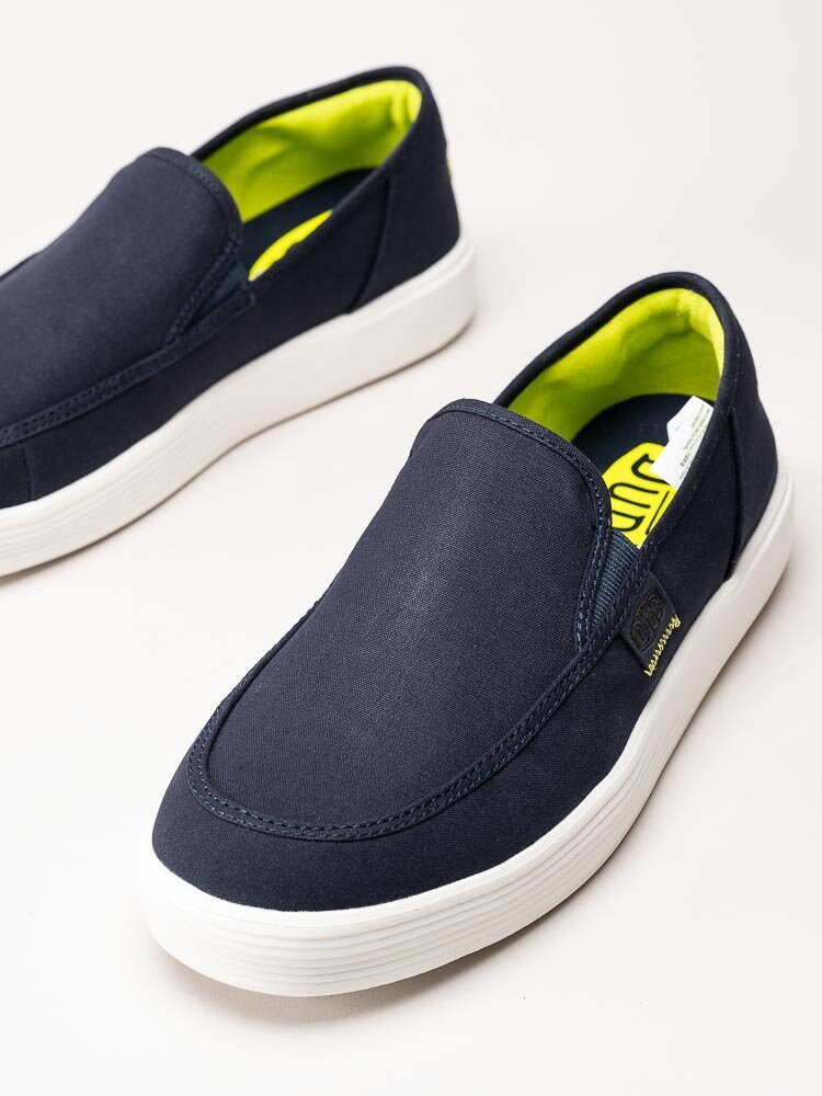 Hey Dude - Sunapee Canvas - Blå slip on skor i canvas