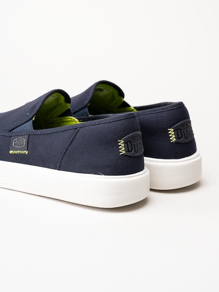 Hey Dude - Sunapee Canvas - Blå slip on skor i canvas