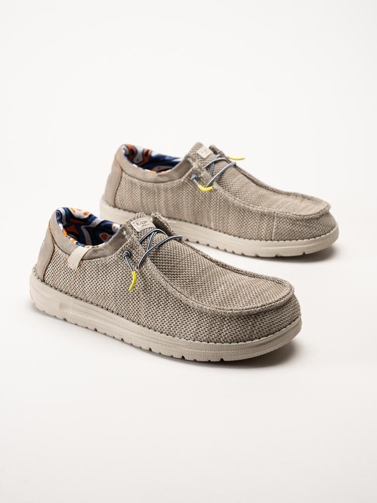 Rugged Gear - Beach - Beige snörskor i canvas