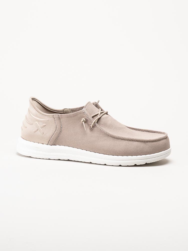 Exani Sports AB - Ocean M - Beige slip on skor i textil