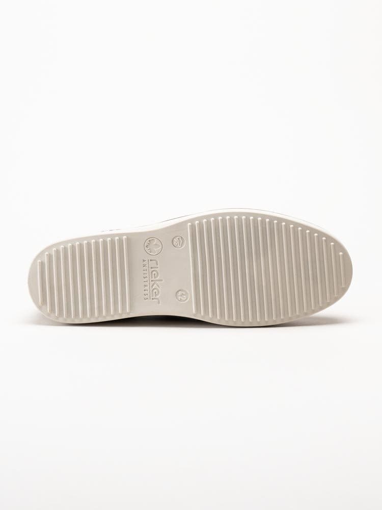 Rieker - Svarta slip on tygskor