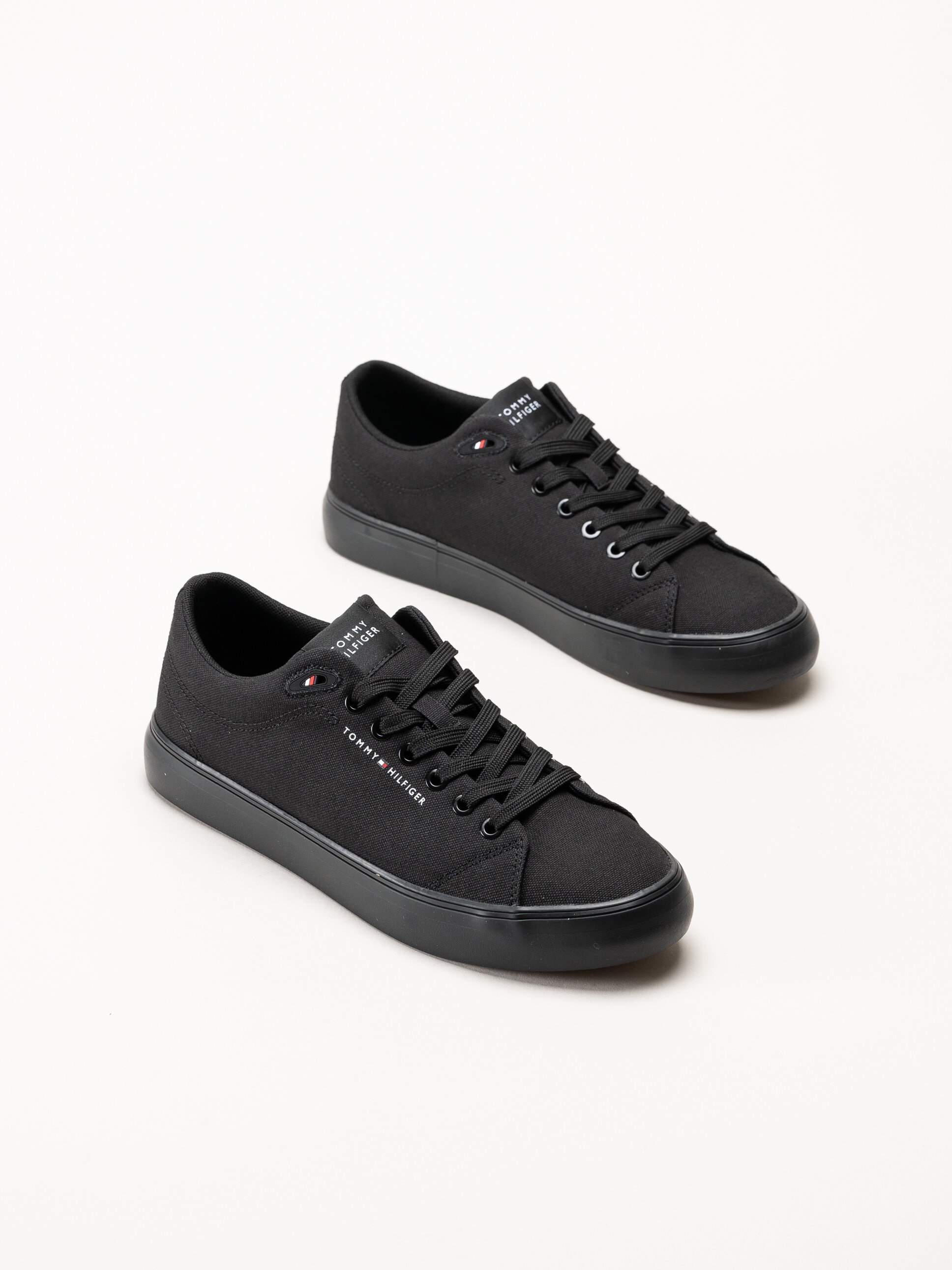 Tommy Hilfiger - Harlem Core II CVS - Svarta låga tygskor