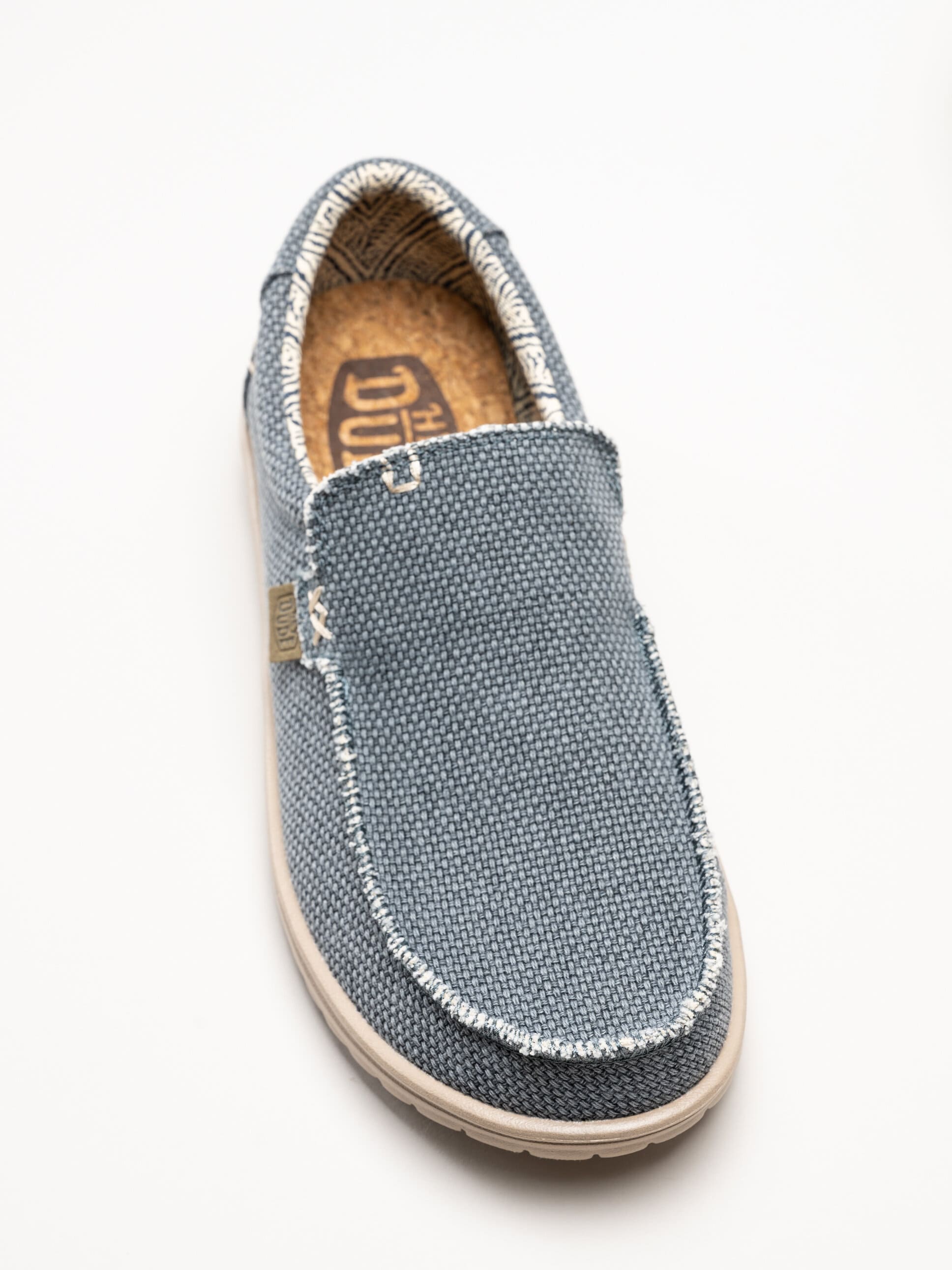 Hey Dude - Mikka Braided - Blå slip on sko i canvas