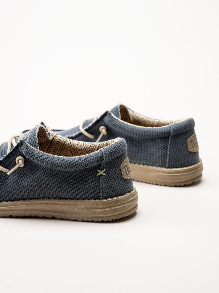 Hey Dude - Wally Braided - Blå snörskor i textil