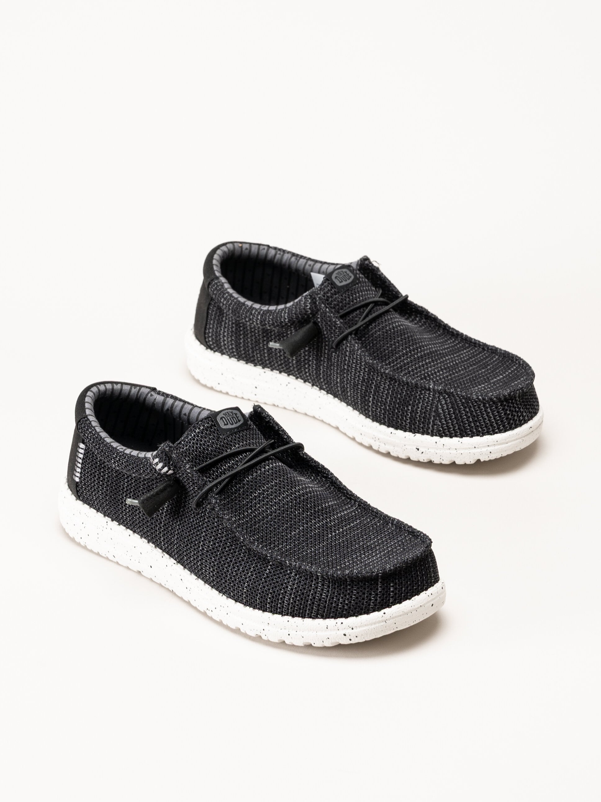 Hey Dude - Wally Strech Sox - Svarta slip on skor