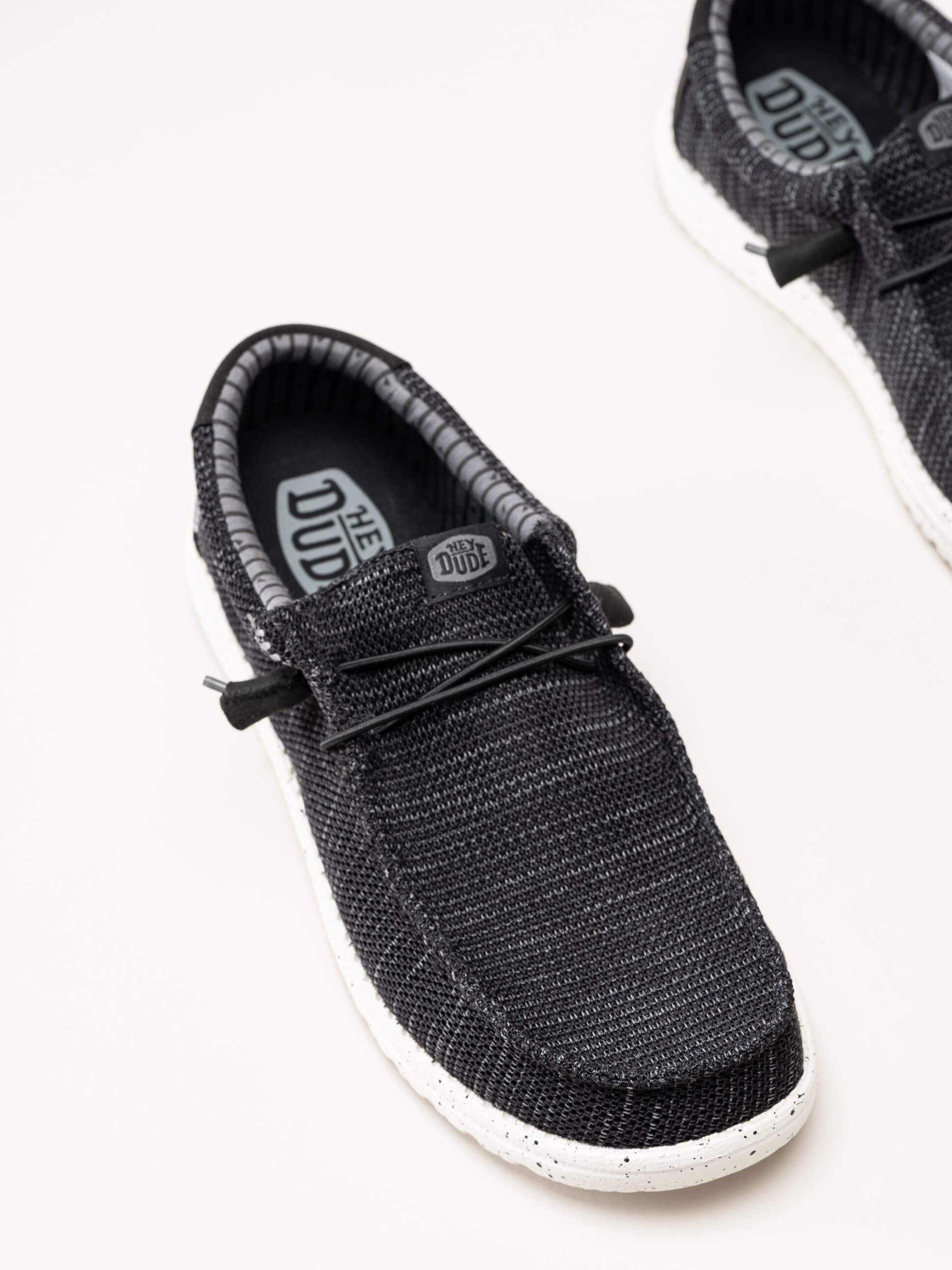 Hey Dude - Wally Strech Sox - Svarta slip on skor