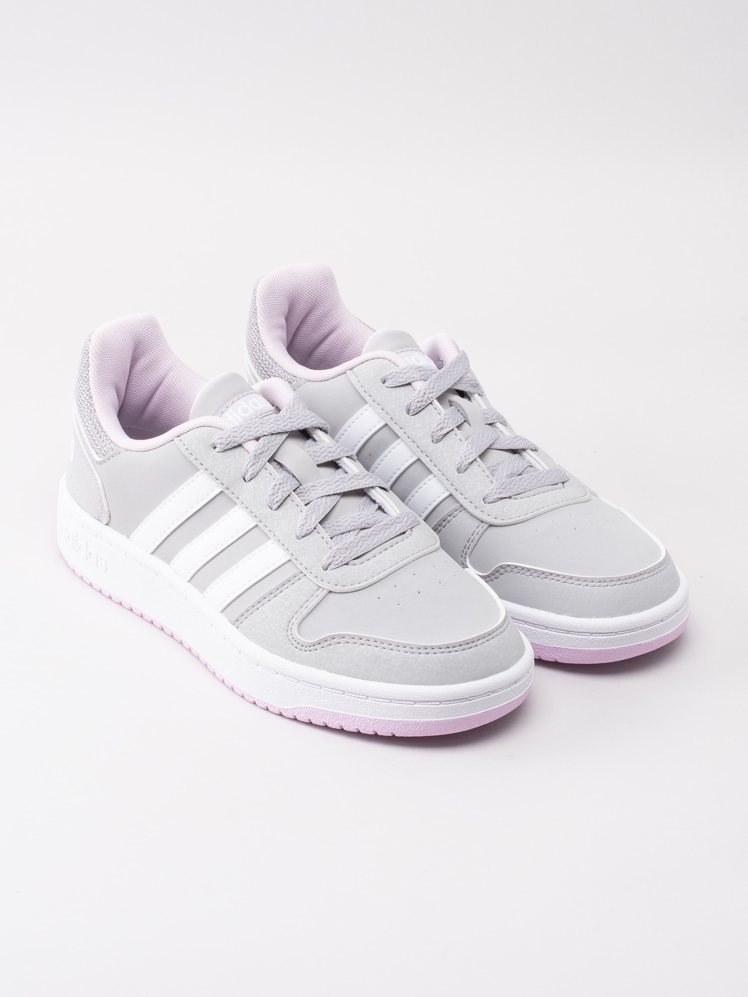 56191035 Adidas Hoops 2.0 K F35845 grå sneakers-3