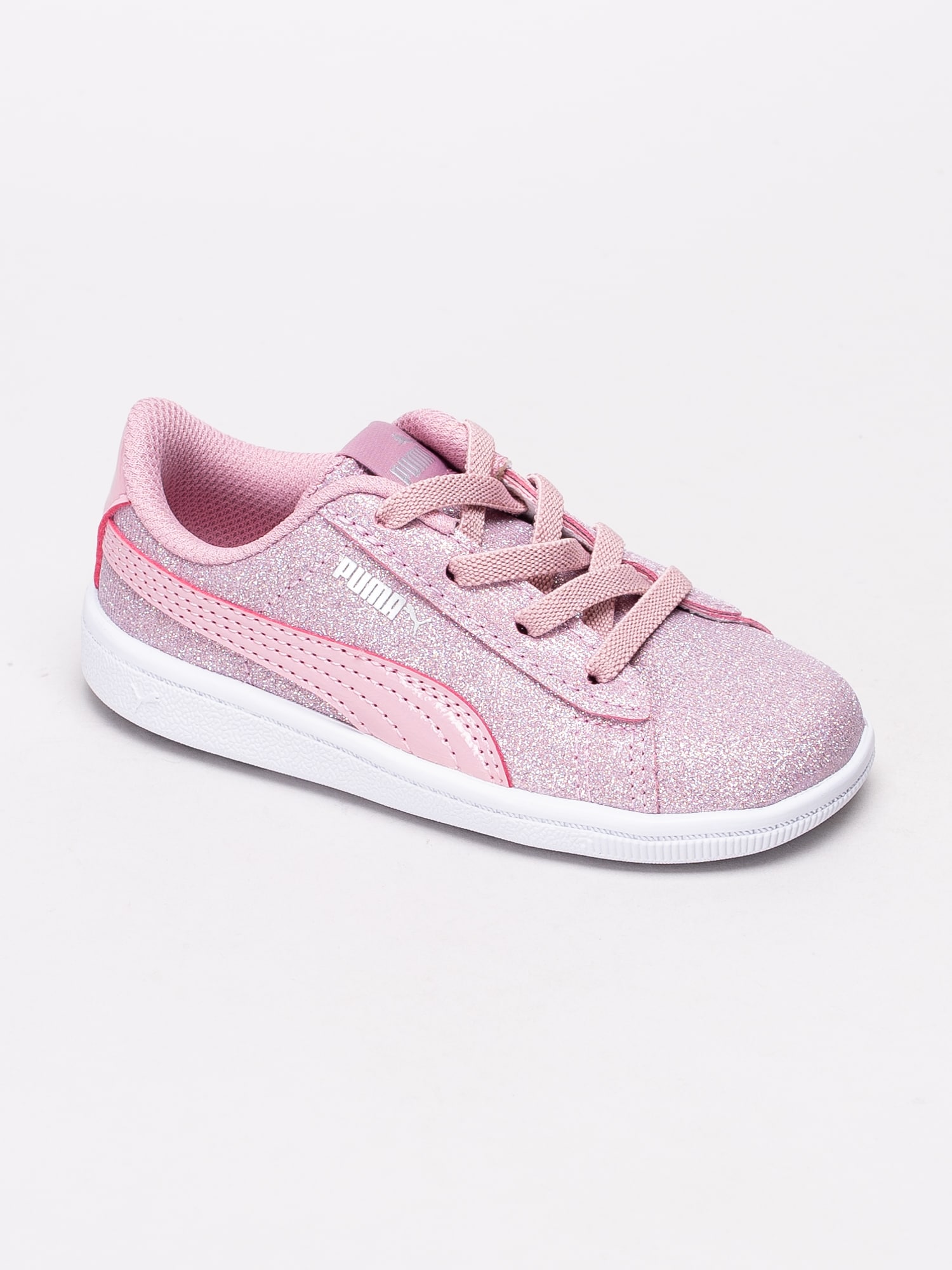 56191063 Puma Vikky Glitz AC I 367638-05 rosa glittriga första-gå sneakers-1