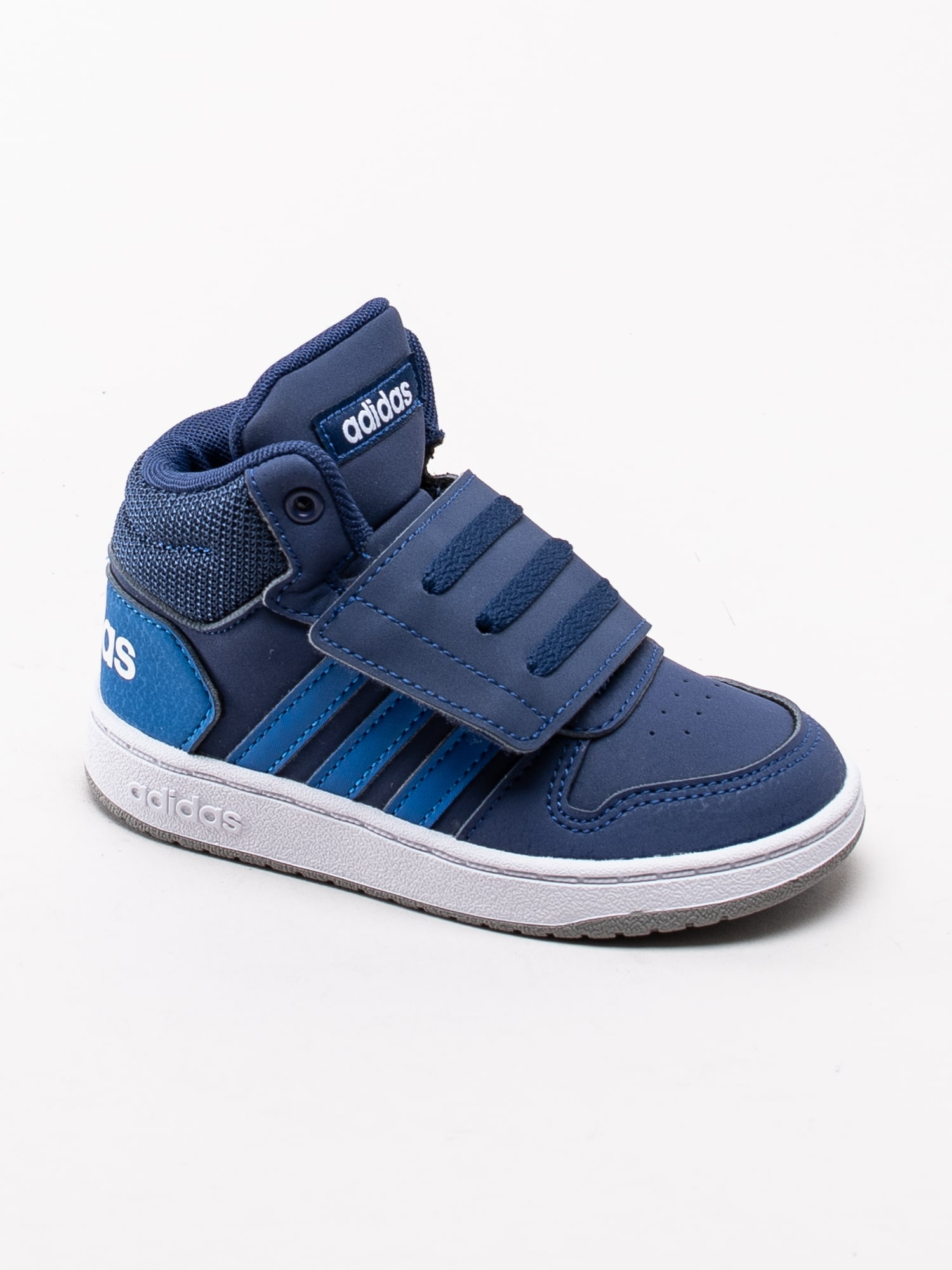 56193008 Adidas Hoops Mid 2.0 Infant EE6714 mörkblå höga sneakers för dem små med kardborre-1