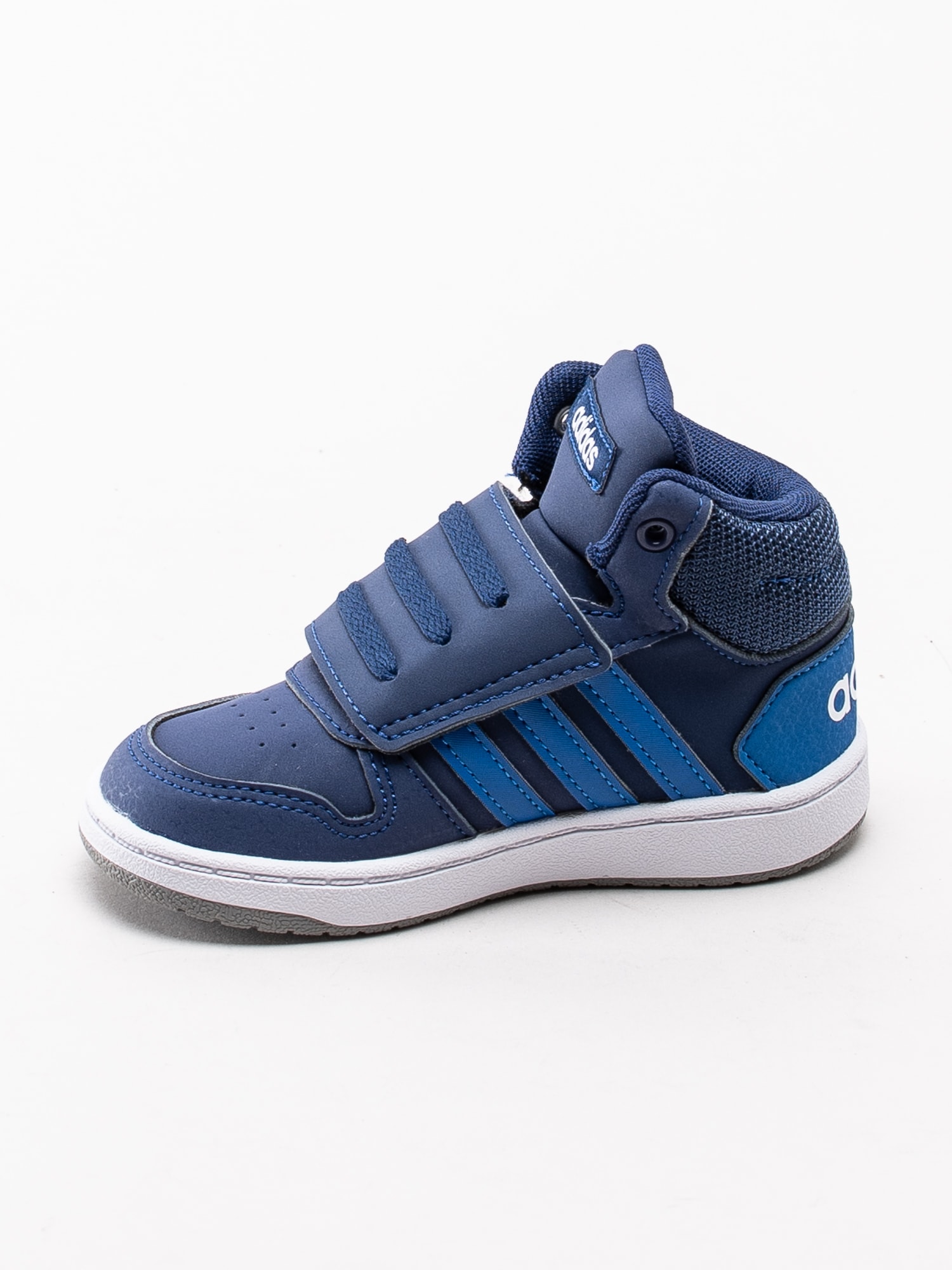 56193008 Adidas Hoops Mid 2.0 Infant EE6714 mörkblå höga sneakers för dem små med kardborre-2