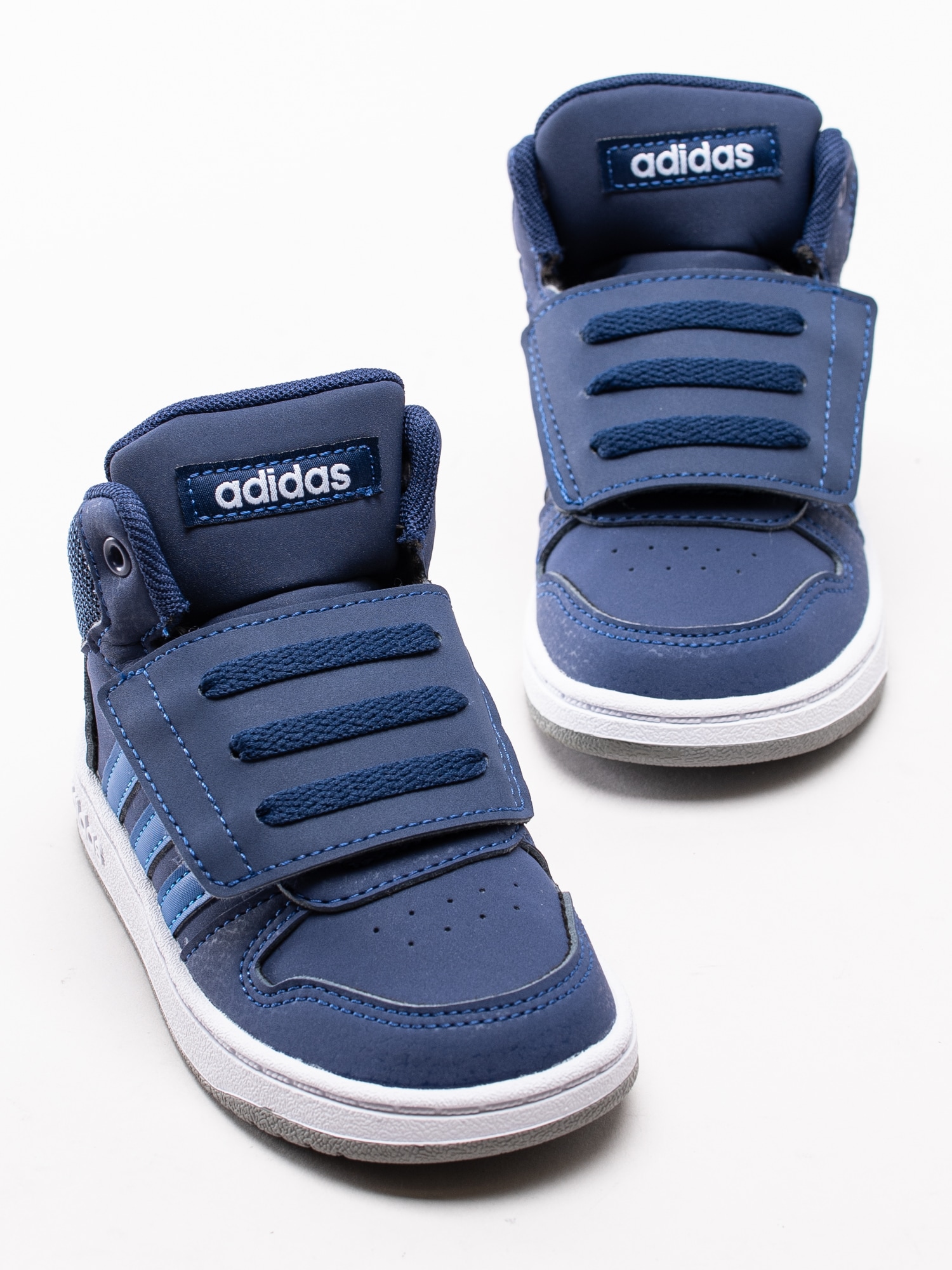 56193008 Adidas Hoops Mid 2.0 Infant EE6714 mörkblå höga sneakers för dem små med kardborre-6