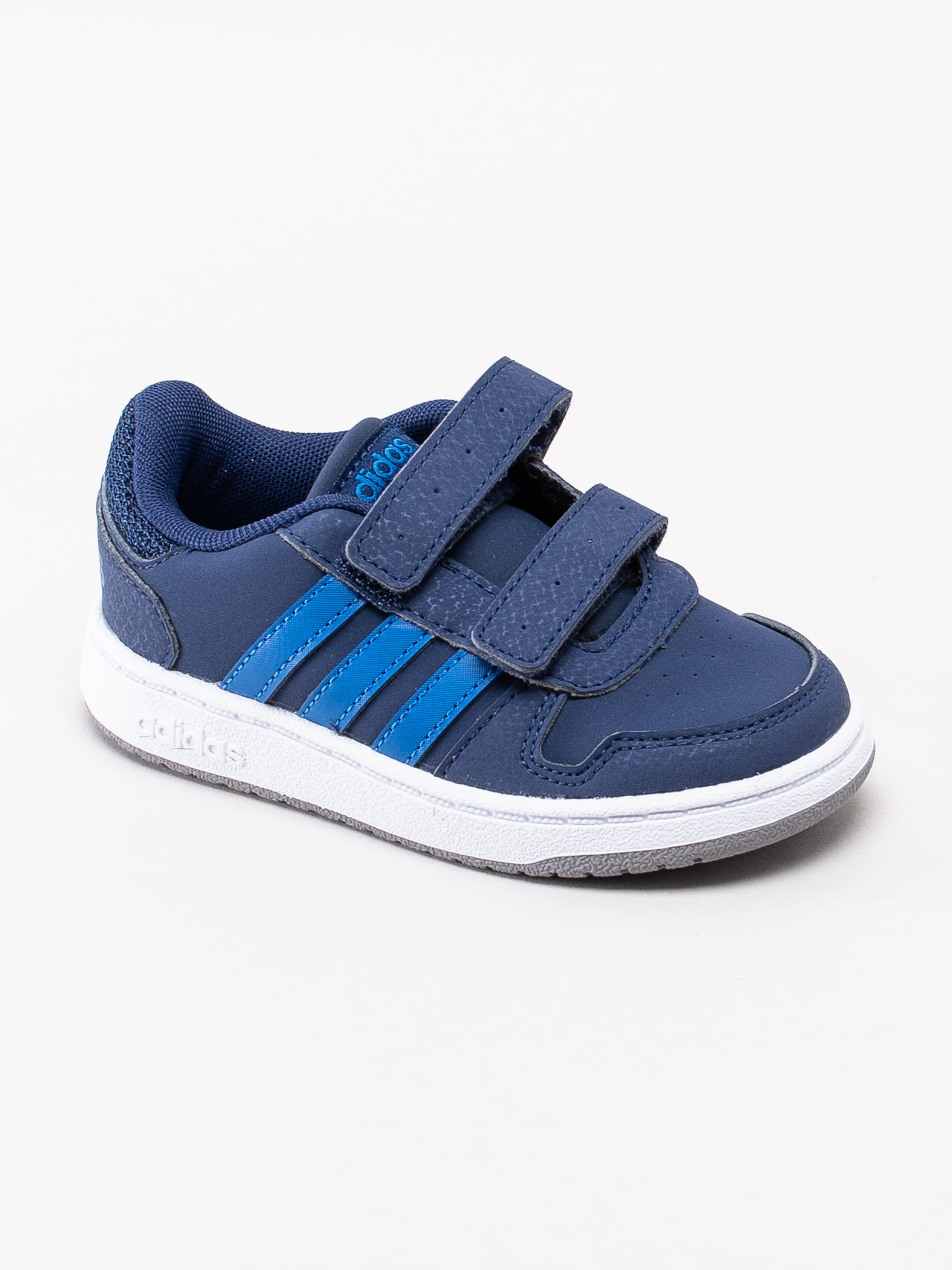 56193009 Adidas Hoops 2.0 Cmf I EE9001 mörkblå sneakers för små barn med kardborre-1