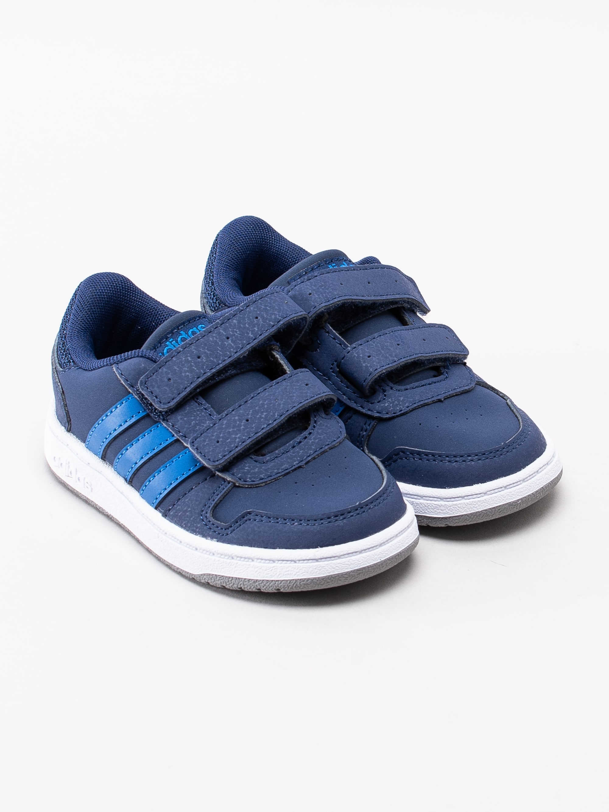 56193009 Adidas Hoops 2.0 Cmf I EE9001 mörkblå sneakers för små barn med kardborre-3