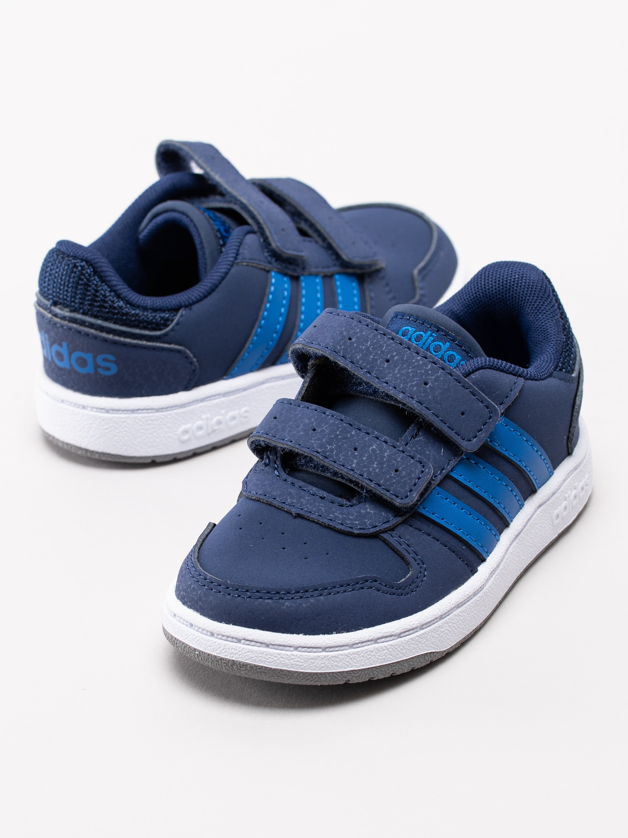 56193009 Adidas Hoops 2.0 Cmf I EE9001 mörkblå sneakers för små barn med kardborre-6