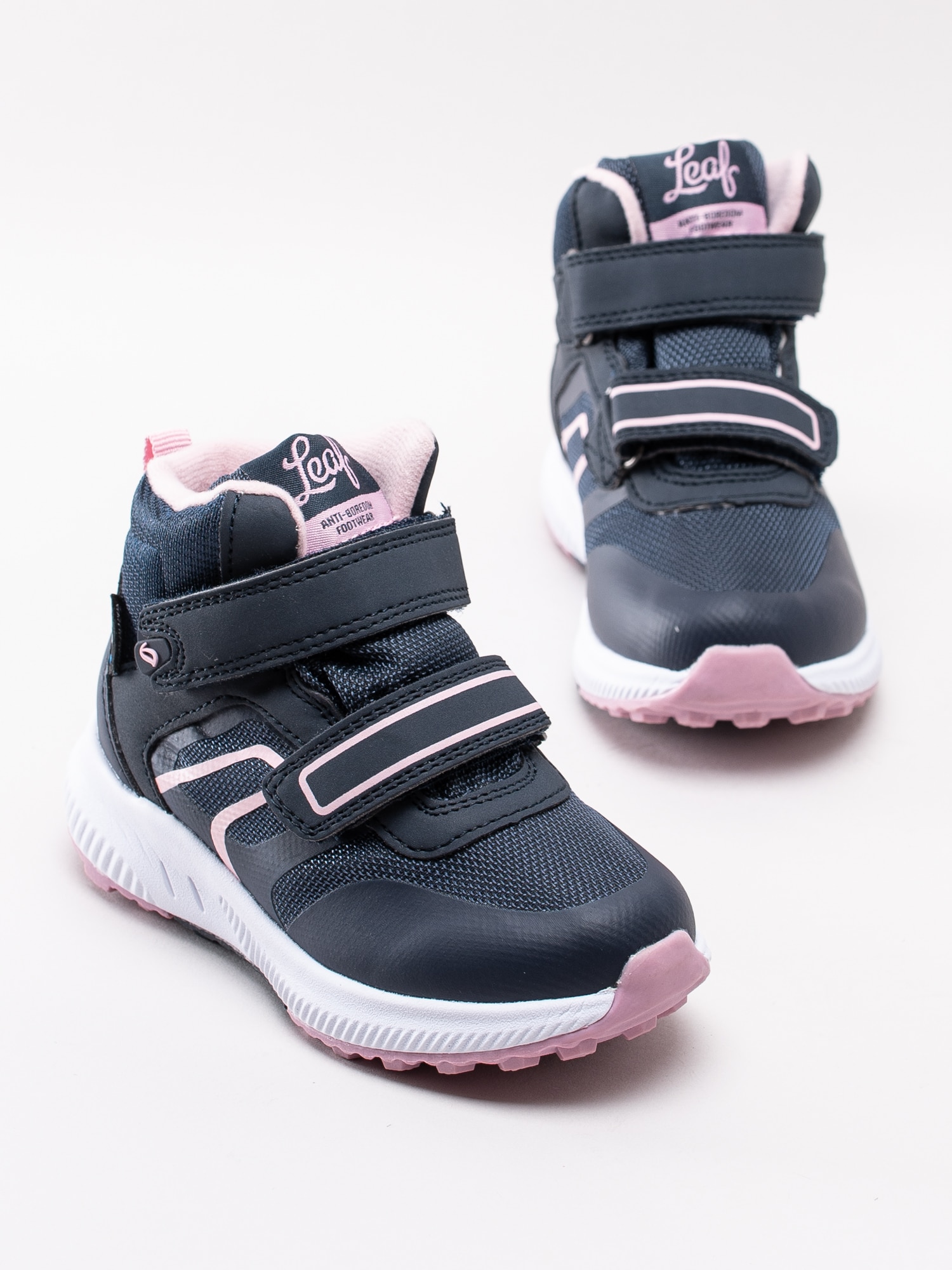 56193025 Leaf Aspen WP Navy Pink mörkblå vattentäta kängor med rosa detaljer-6