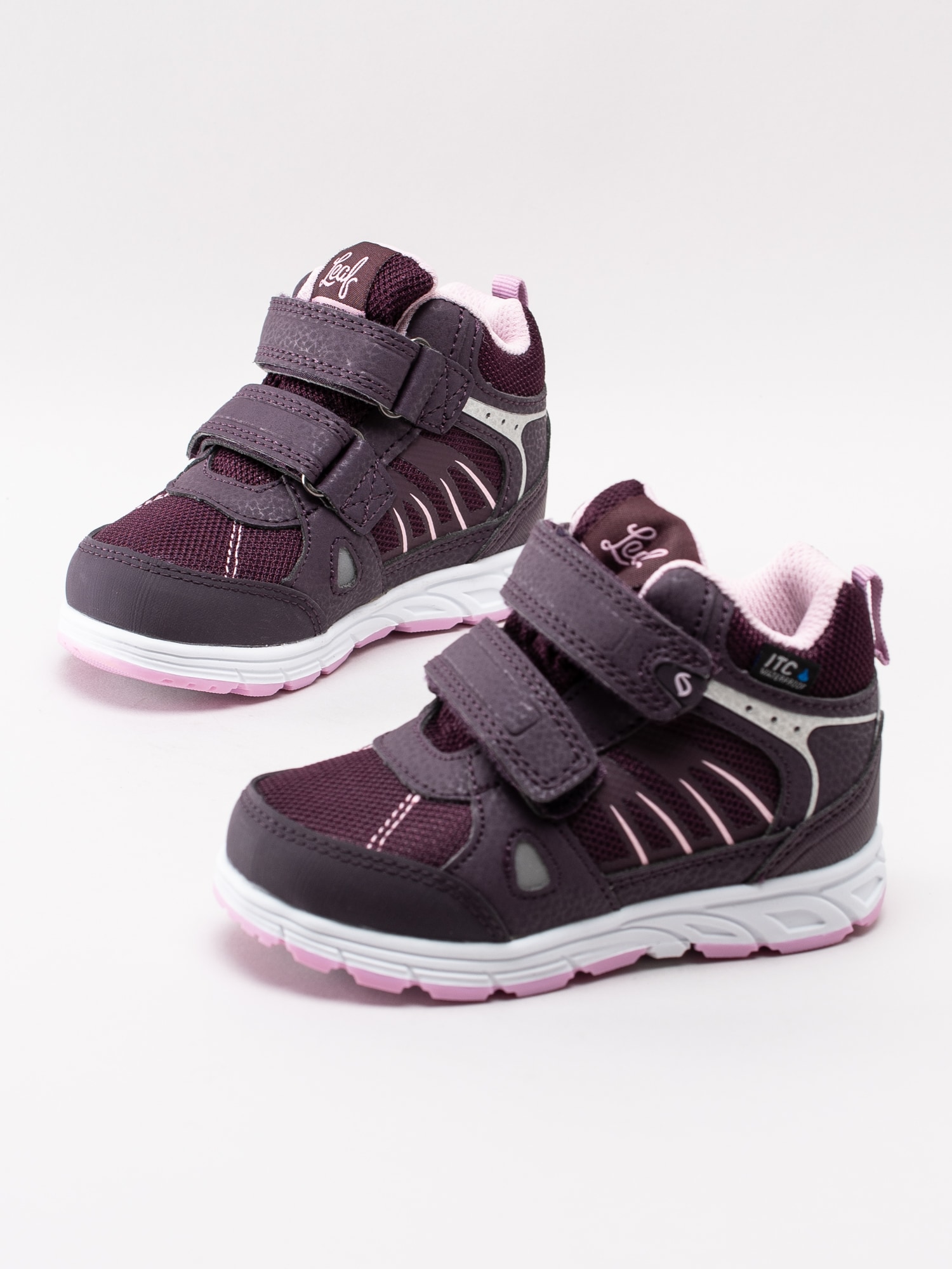 56193027 Leaf Drammen WP Dark Lilac mörklila vattentäta fodrade höstkängor-6