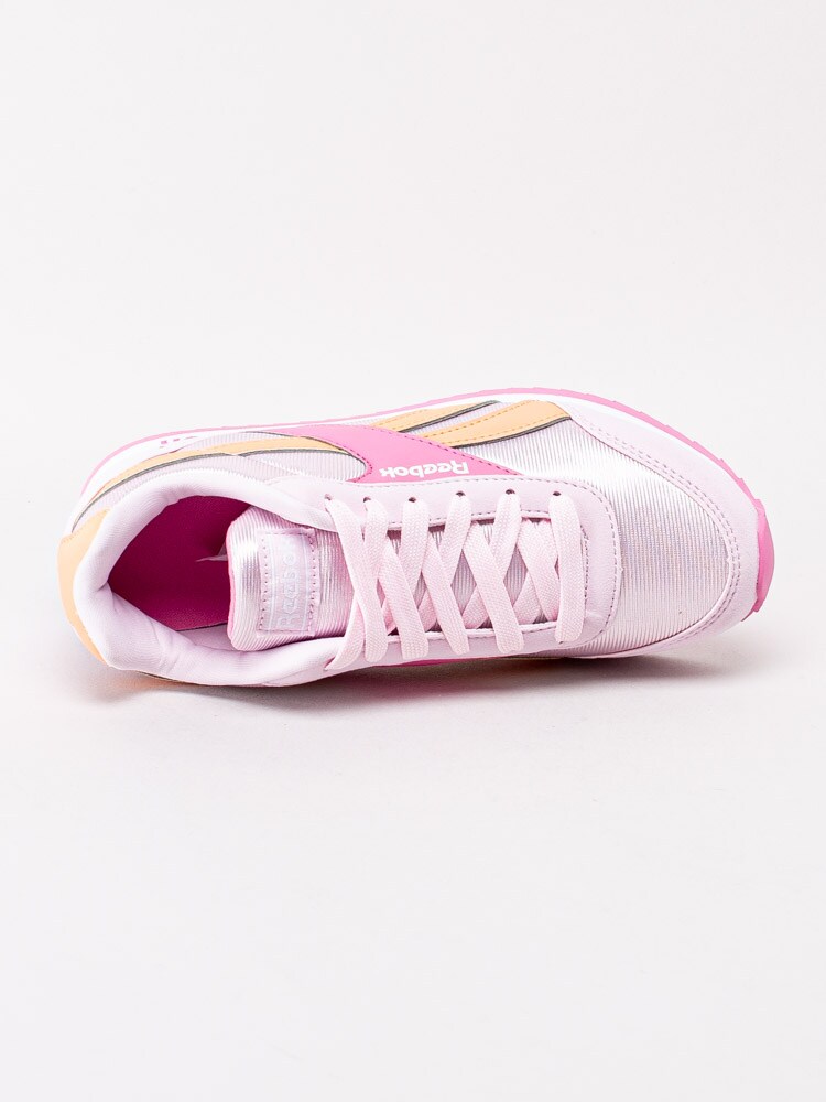 56201006 Reebok Royal CL Jog 2 EF3384 Rosa glänsande sportiga sneakers för juniorer-4