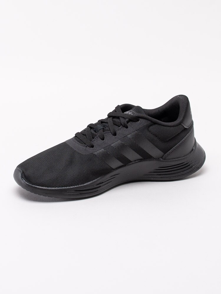 56201022 Adidas Lite Racer 2.0 K Svarta sportskor med svart sula-2