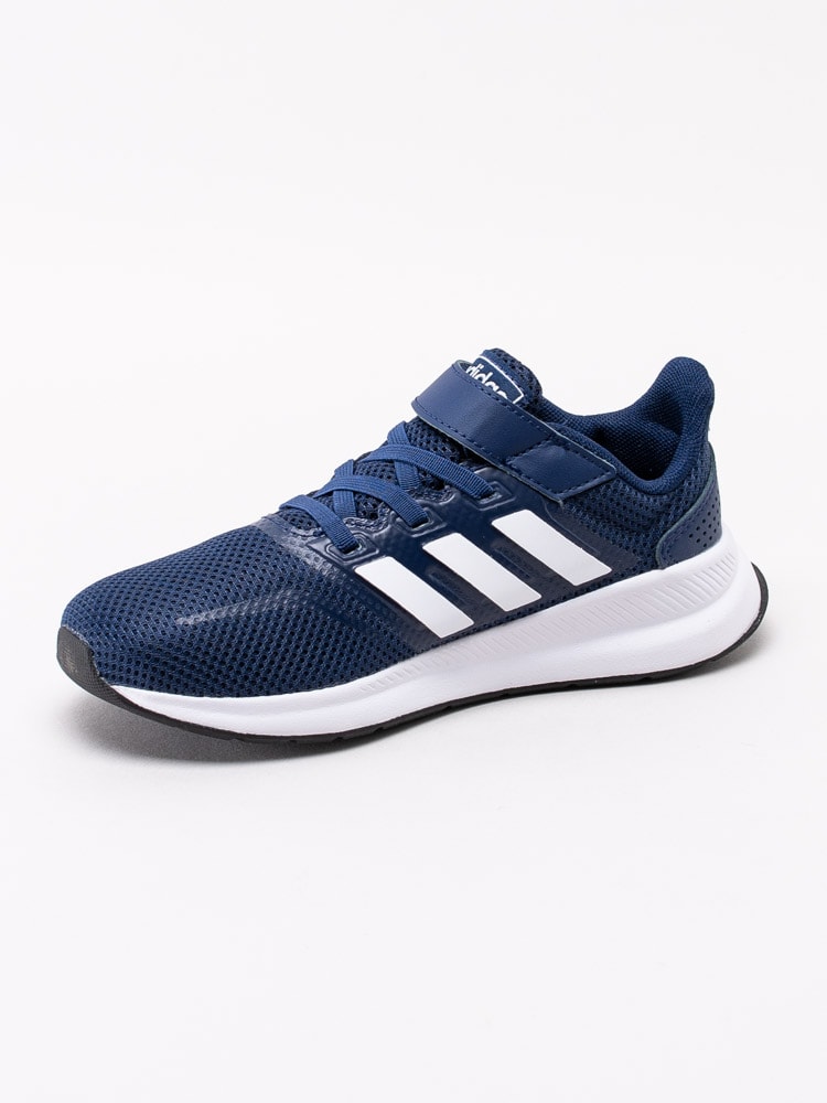 56201027 Adidas RunFalcon Kids EG6147 mörkblå sportskor med resårsnörning och kardborre-2