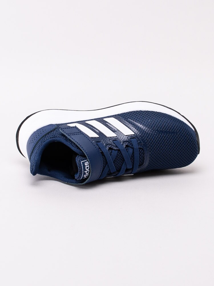 56201027 Adidas RunFalcon Kids EG6147 mörkblå sportskor med resårsnörning och kardborre-4