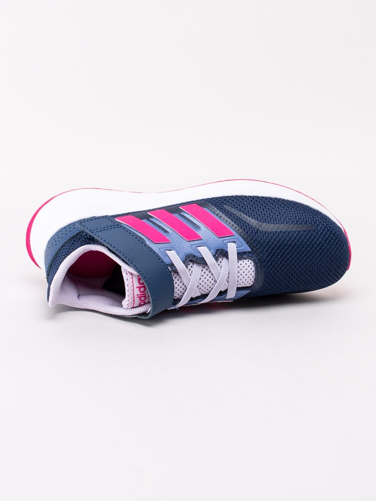 56201028 Adidas RunFalcon Kids EG6148 Mörkblå sportskor med resårsnörning och kardborre-4